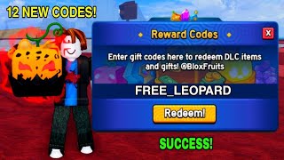 NEW CODES ALL WORKING CODES IN BLOX FRUITS 2024 OCTOBER ROBLOX BLOX FRUITS CODE LEOPARD [upl. by Weider]