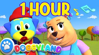 Doggyland 1 Hour Compilation  I Can Do Hard Things 💪 I Am Me 😊  More Kids Songs amp Nursery Rhymes [upl. by Annohsal992]