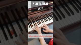 Für Elise Beethoven  Tutorial No 2  Klavier lernen mit HOBBYPIANO klavierunterricht [upl. by Lanie796]