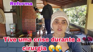 vlogPassei mal durante a cirurgiareforma do fogão a lenhamuitas roupas pra lavar pós festa [upl. by Noella672]