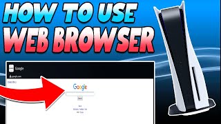 How to Access Web Browser on PS5 Console Fast Tutorial [upl. by Genesia]