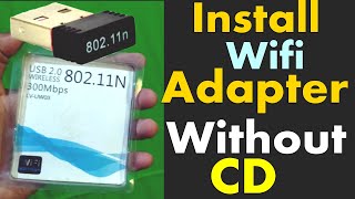 How to Install Wifi Driver Without CD in any Laptop  PC WindowLinuxMac  window 788110 [upl. by Efram]