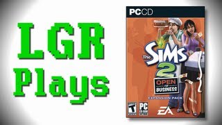 LGR Plays  The Sims 2 Open For Business [upl. by Elicul78]