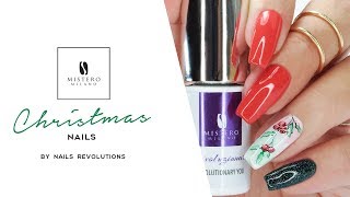 🎄ŚWIĄTECZNE MOTYWY NA PAZNOKCIACH  KROK PO KROKU  CHRISTMAS NAILS TUTORIAL  MISTERO MILANO🎄 [upl. by Ramirolg]