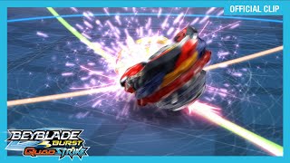 Bel vs Ranzo Battle  Brazil BEYBLADE BURST QUADSTRIKE Ep2  beybladeofficialclip [upl. by Lenrow648]