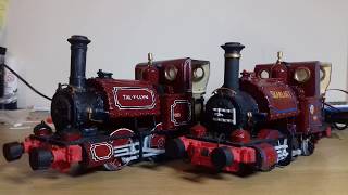 Skarloey And Talyllyn 4 ScratchBuilt G Scale Models [upl. by Janna37]