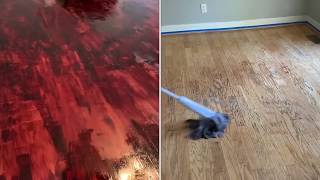 CHANGING THE COLOR OF HARDWOOD FLOORS [upl. by Johannessen]