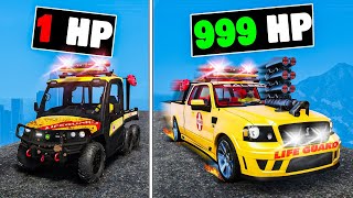 Upgrading to the FASTEST LIFEGUARD Truck in GTA 5 [upl. by Notlih]