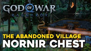 God Of War Ragnarok The Abandoned Village Nornir Chest Solution [upl. by Chuipek]