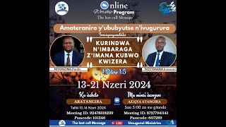 10 ICYUMWERU CYUBUBYUTSE NIVUGURURA 1428092024  Paulin NIYONZIMA [upl. by Labotsirhc478]