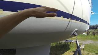 The antifouling project 46  last 3 coats of epoxy primer [upl. by Einahpit]