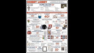 Hobby Lobby Weekly Ad March 17 – March 23 2024 [upl. by Grete976]