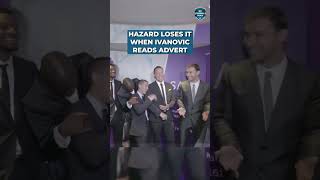 EDEN HAZARD TROLLS IVANOVIC 🤣 [upl. by Alakam]