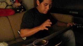 Drifting Andy Mckee Cover by Toey Lap tap [upl. by Lasser618]