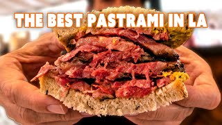 Best Pastrami Sandwich In Los Angeles  Ft Kosmos Q [upl. by Garnett805]