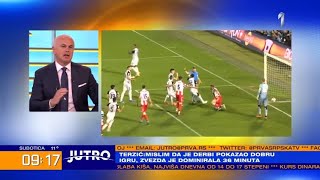 JUTRO  Zvezdan Terzić o svim aktuelnostima u Crvenoj zvezdi Partizanu i srpskom fudbalu  PRVA [upl. by Arocahs]