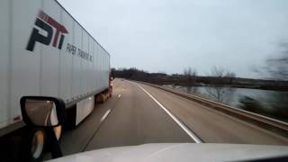 Bigrigtravels Live  Bloomington Illinois to Spiceland Indiana  Interstate 74  December 9 2016 [upl. by Kelcey93]