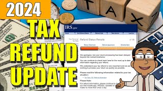 Tax Refund Update 2024  IRS Delays Transcript Codes ID Verification Schedule and Filing Tips [upl. by Yenwat]