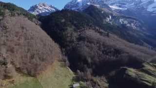 Gavarnie Hautes Pyrénées vue du ciel drone [upl. by Dyraj851]