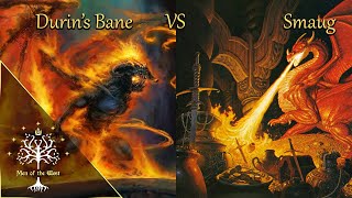 Durins Bane vs Smaug  Who Would Win [upl. by Roer]