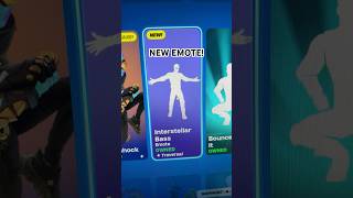 Fortnite Interstellar Bass Emote Item Shop [upl. by Oicor]