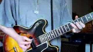 1960 Gibson ES330T demo blues [upl. by Bamby]