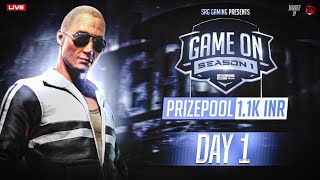 SRGxTLG ESPORTS PRESENTS GAME ON SEASON1  DAY 1 [upl. by Gunning]