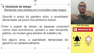 31 Elasticidade da Demanda economia Mankiw [upl. by Adnahsat]