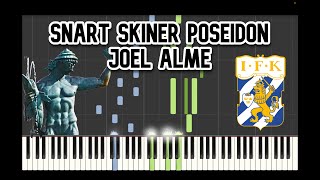 Snart Skiner Poseidon  Joel Alme Piano Tutorial [upl. by Newra179]