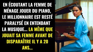 LE MILLIONNAIRE FUT PARALYSÉ EN ENTENDANT LA FEMME DE MÉNAGE JOUER LA MUSIQUE DE SA FEMME DISPARUE [upl. by Pappano]