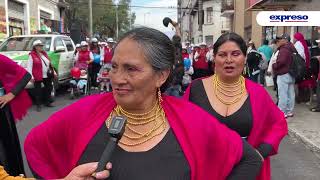 El Desfile de los Mercados prendió las Fiestas de Quito [upl. by Athalia554]