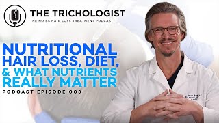 The Trichologist Podcast  Ep 03 What nutrients and diet matters [upl. by Edgardo]