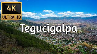 🇭🇳 TEGUCIGALPA HONDURAS 4K Drone Tour  Best Drone Compilation  Trips On Couch [upl. by Naloj]