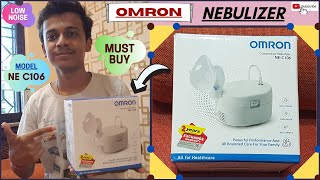 Omron NE C106 Ultra Compact amp Low Noise Compressor Nebulizer Unboxing [upl. by Lytsyrk254]