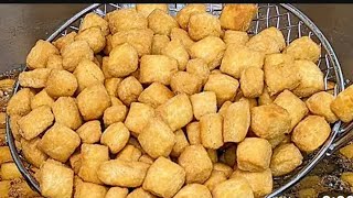 HOW TO MAKE NIGERIAN CHIN CHIN NIGERIAN CHIN CHIN RECIPE  FRIED CHIN CHIN [upl. by Nalo]