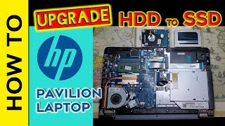 How to upgrade HDD to SSD on HP Pavilion Laptop and Clone your HDD for Free [upl. by Denoting]