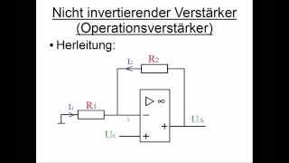 Nicht invertierender Verstärker Operationsverstärker [upl. by Mun]