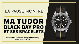 Unboxing TUDOR Black Bay Pro  5 Bracelets présentés Xamlam Avel and Men Uncle strap Forstner [upl. by Anirda]