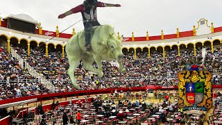 21 TOROS DE RANCHO EL AGUAJE DE SERGIO PELAYO JARIPEO EN LA MONUMENTAL DE MORELIA 10 DICIEMBRE 2023 [upl. by Wrightson307]