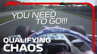 Radio Reaction During Crazy Qualifying  2019 Italian Grand Prix [upl. by Garrott]