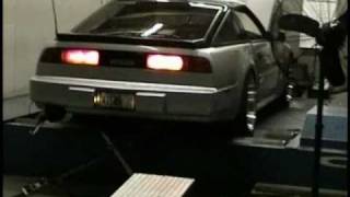 1987 Nissan 300zx turbo 21psi dyno z31 [upl. by Eiramllij]