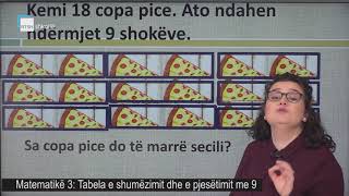 Matematikë 3  Tabela e shumëzimit dhe e pjesëtimit me 9 [upl. by Haroldson]