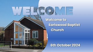 Earlswood Baptist Church Online 06102024 [upl. by Antonina589]