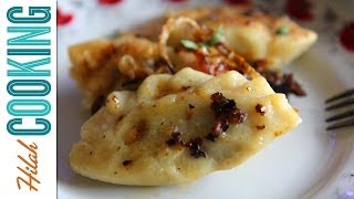 How To Make Pierogi  Mushroom Pierogi Recipe  Hilah Cooking [upl. by Devaj]