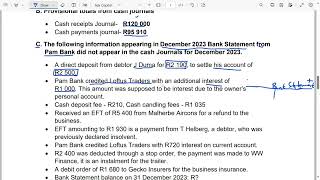 Accounting Grade 11 Term 1 Bank Reconciliation Statement [upl. by Ailgna]