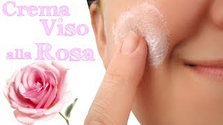 CREMA VISO ALLA ROSA FATTA IN CASA DA BENEDETTA  Homemade Mosqueta Rose Facial Cream [upl. by Bordie]