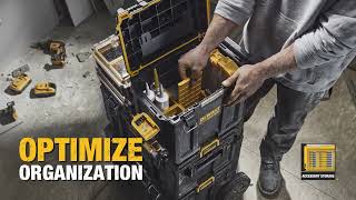 DEWALT TOUGHSYSTEM 20 Compact Deep Toolbox DWST08035 [upl. by Ahsiatal]