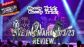 REVIEW Cheap Trick LIVE at The Orpheum 10323  cheaptrick livemusic [upl. by Placida]