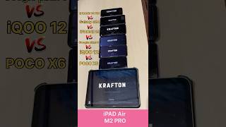 POCO X6 PRO😈Vs iPHONE 16 PRO💀Vs galaxy S24😱Vs iQOO 12VsGOOGLE PIXEL9PUBG TEST pocox6pro iPhone [upl. by Lattimer]