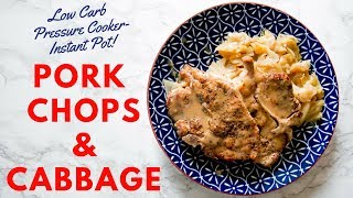 Pressure Cooker Pork Chops and cabbage with pan gravy [upl. by Elleiand]